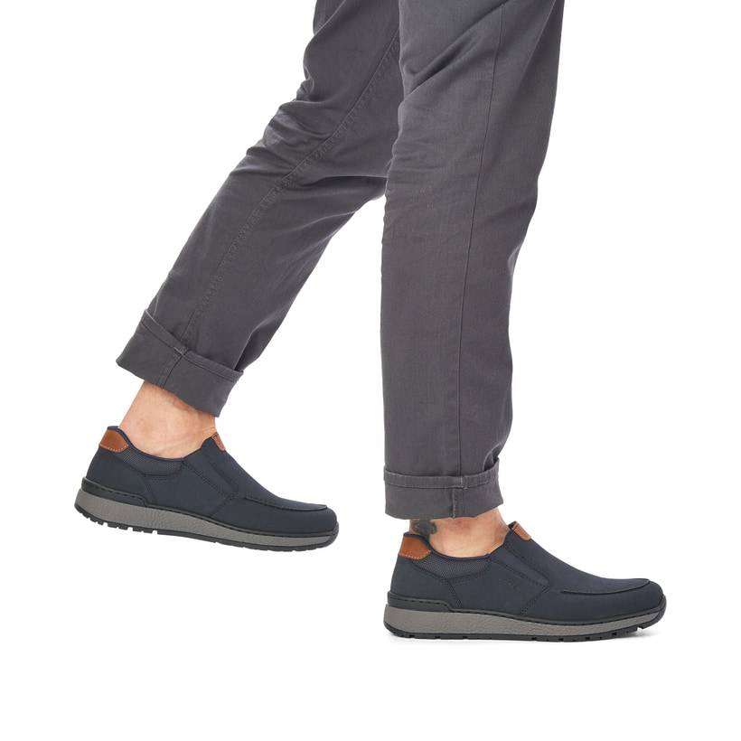 Rieker Artikelnummer B9062-15 Rieker Herren Slipper Marineblau