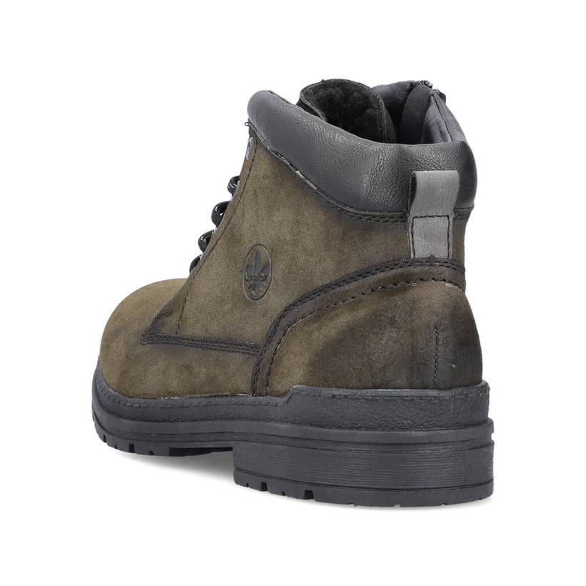 Rieker Artikelnummer F2610-54 Rieker Herren Schnürstiefel Khakigrün