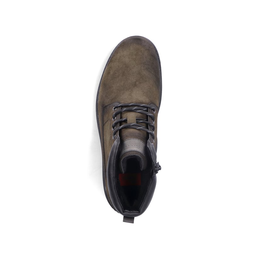 Rieker Artikelnummer F2610-54 Rieker Herren Schnürstiefel Khakigrün