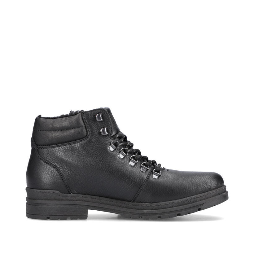 Rieker Artikelnummer F2634-00 Rieker Herren Schnürstiefel Glanzschwarz