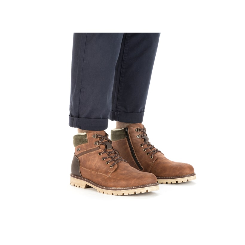 Rieker Artikelnummer F3611-25 Rieker Herren Schnürstiefel Zimtbraun
