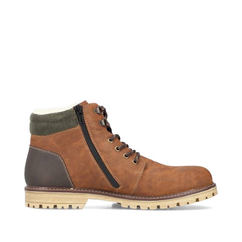 Rieker Artikelnummer F3611-25 Rieker Herren Schnürstiefel Zimtbraun