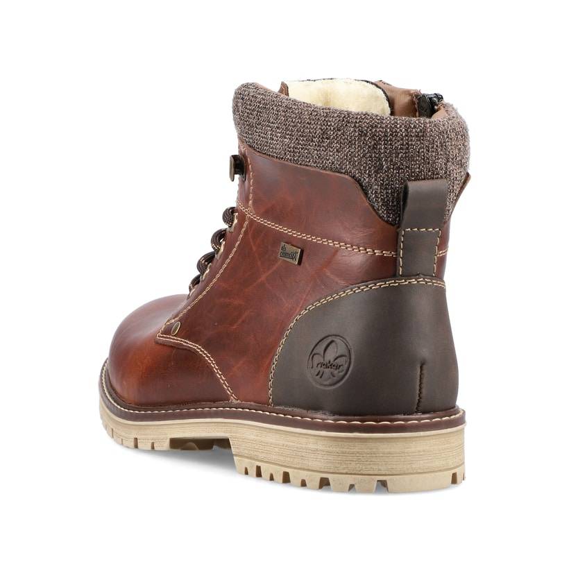 Rieker Artikelnummer F3641-23 Rieker Herren Schnürstiefel Kastanienbraun