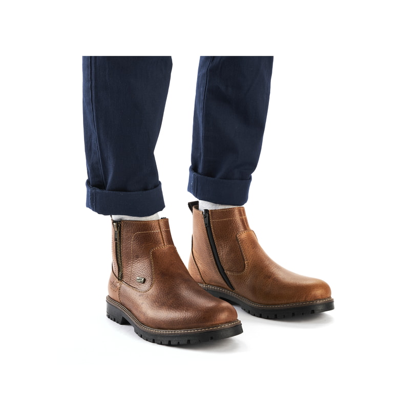Rieker Artikelnummer F3670-22 Rieker Herren Kurzstiefel Kastanienbraun