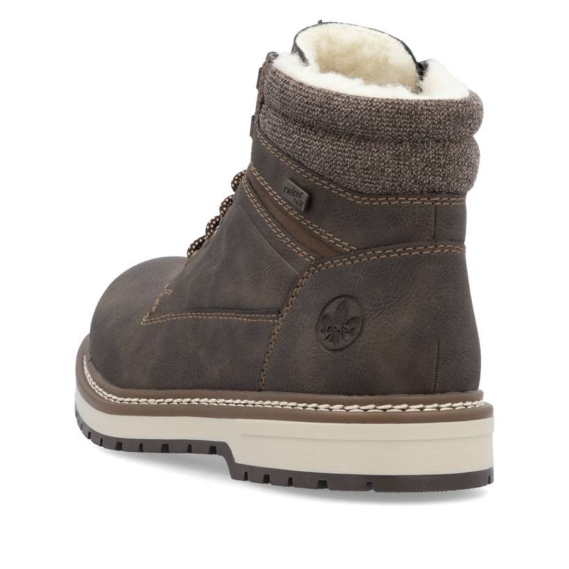 Rieker Artikelnummer F3811-25 Rieker Herren Schnürstiefel Espressobraun