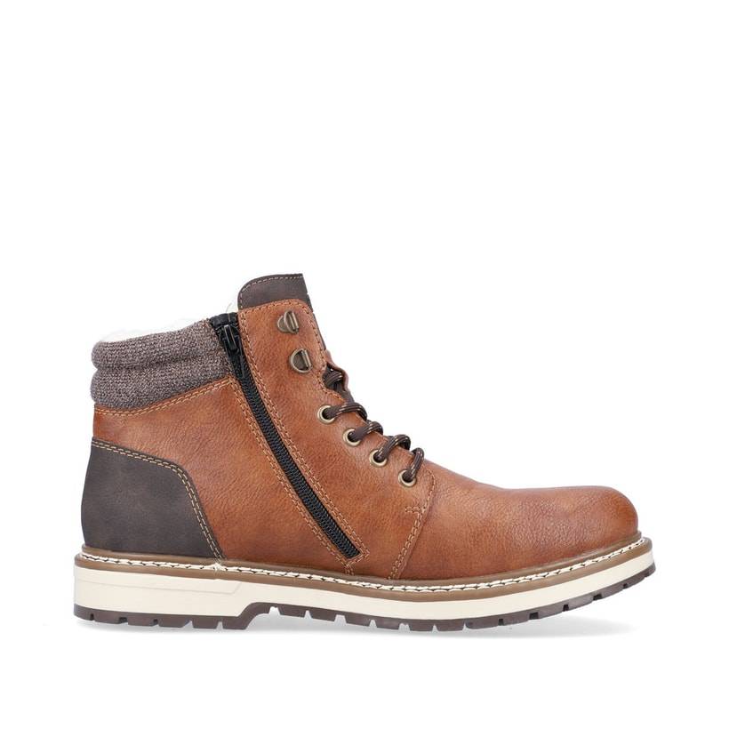 Rieker Artikelnummer F3811-26 Rieker Herren Schnürstiefel Kastanienbraun