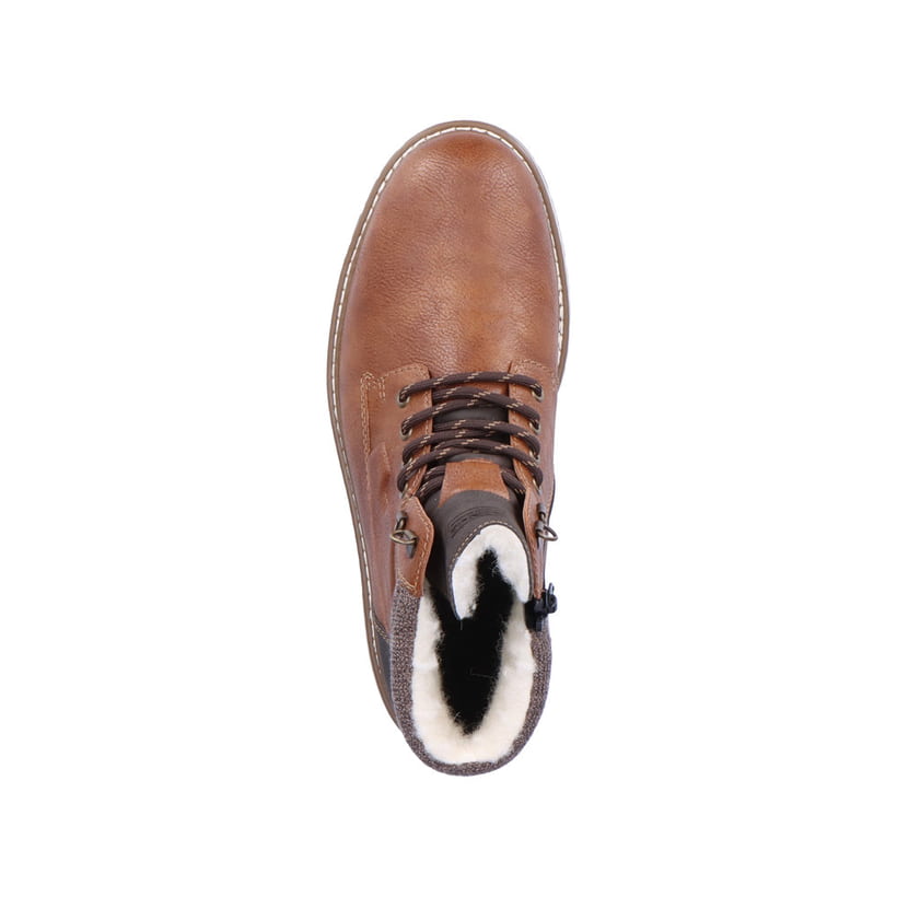 Rieker Artikelnummer F3811-26 Rieker Herren Schnürstiefel Kastanienbraun