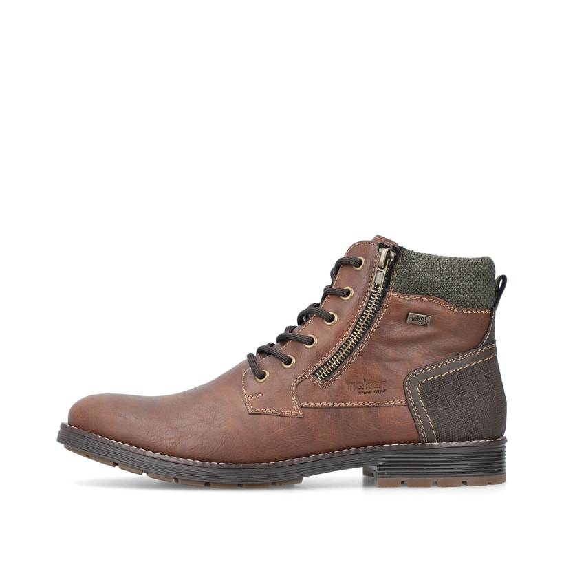 Rieker Artikelnummer F4520-25 Rieker Herren Schnürstiefel holzbraun