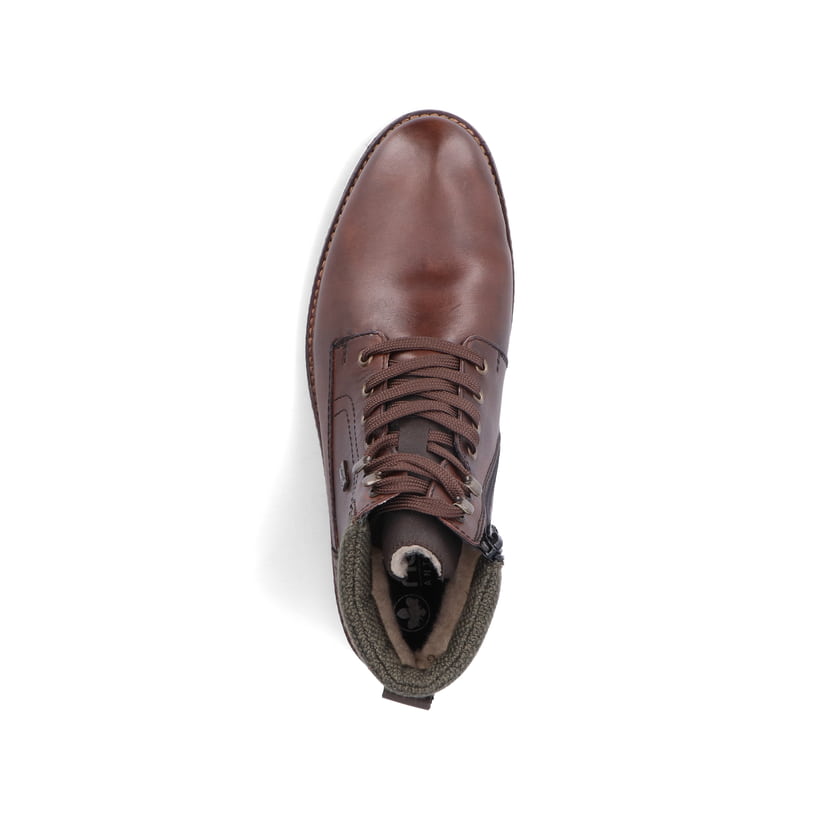 Rieker Artikelnummer F4544-25 Rieker Herren Schnürstiefel Espressobraun