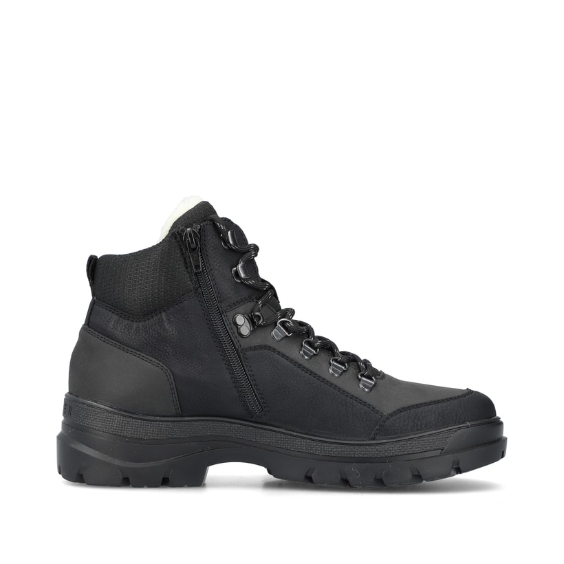 Rieker Artikelnummer F5410-00 Rieker Herren Schnürstiefel Nachtschwarz