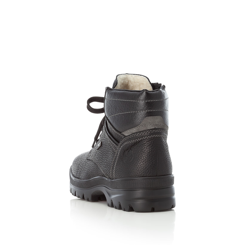 Rieker Artikelnummer F5423-00 Rieker Herren Schnürstiefel Tiefschwarz