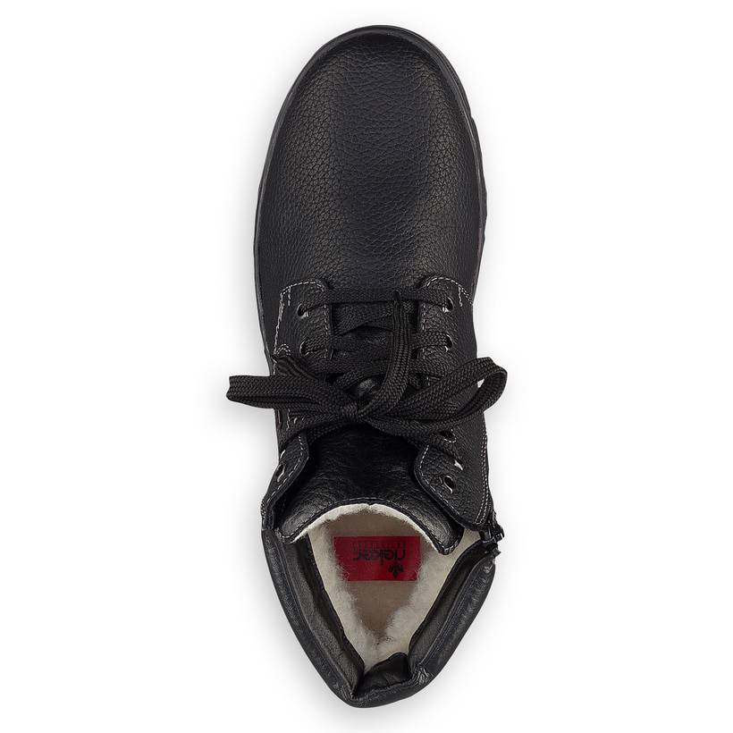 Rieker Artikelnummer F5423-00 Rieker Herren Schnürstiefel Tiefschwarz