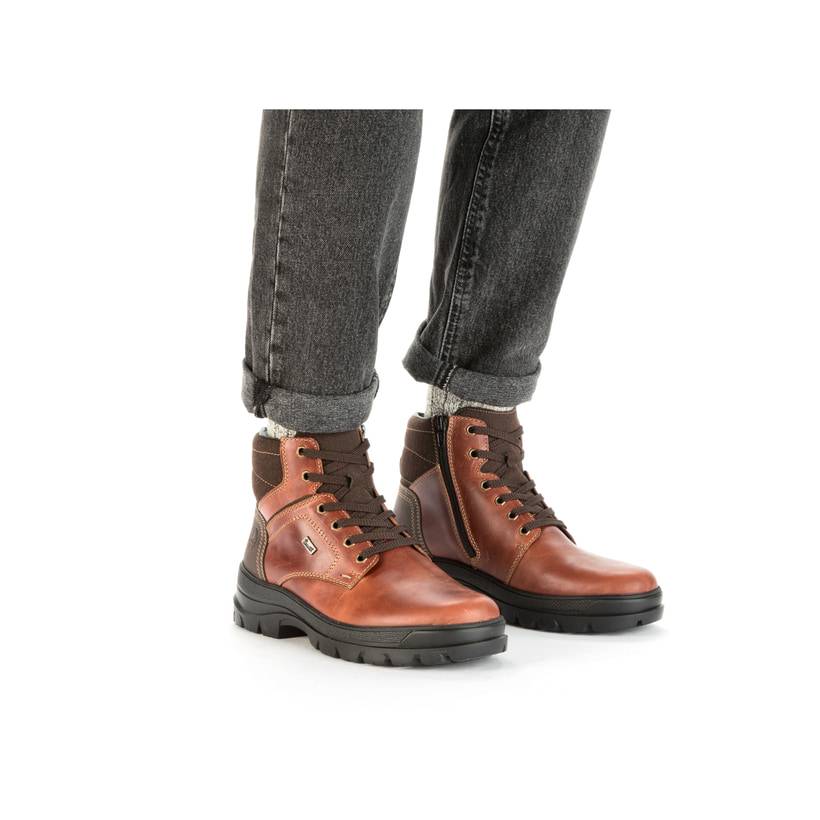 Rieker Artikelnummer F5423-24 Rieker Herren Schnürstiefel Kastanienbraun
