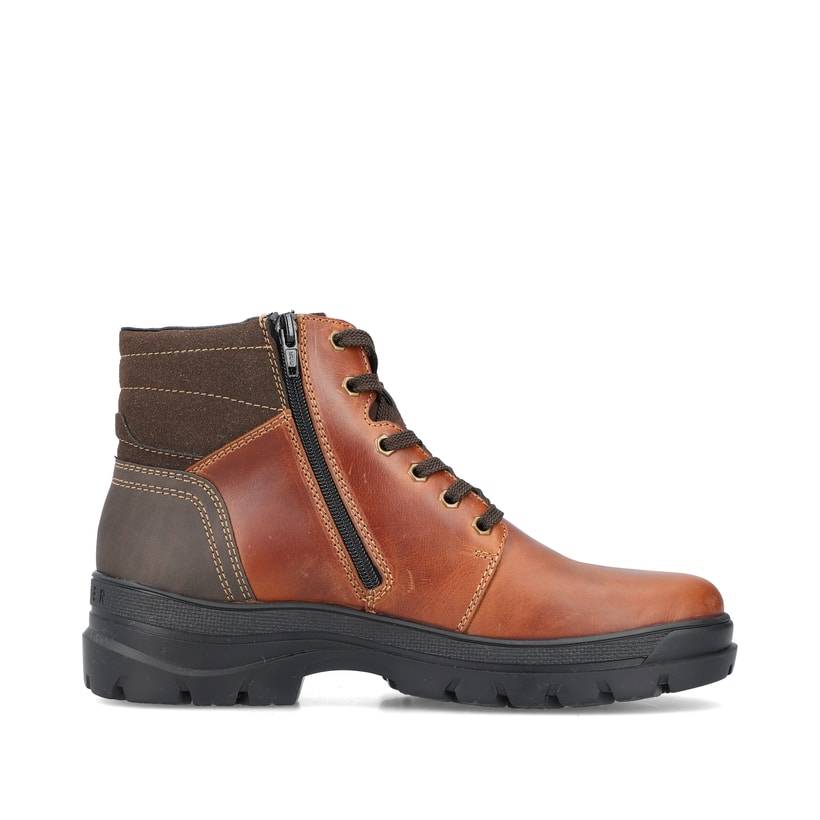 Rieker Artikelnummer F5423-24 Rieker Herren Schnürstiefel Kastanienbraun