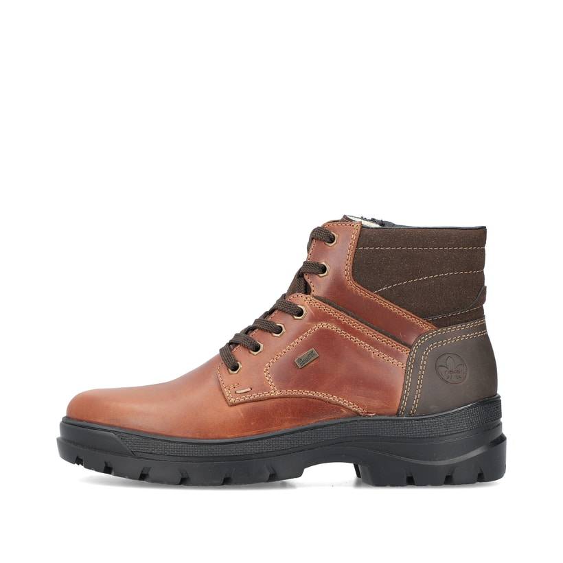Rieker Artikelnummer F5423-24 Rieker Herren Schnürstiefel kastanienbraun
