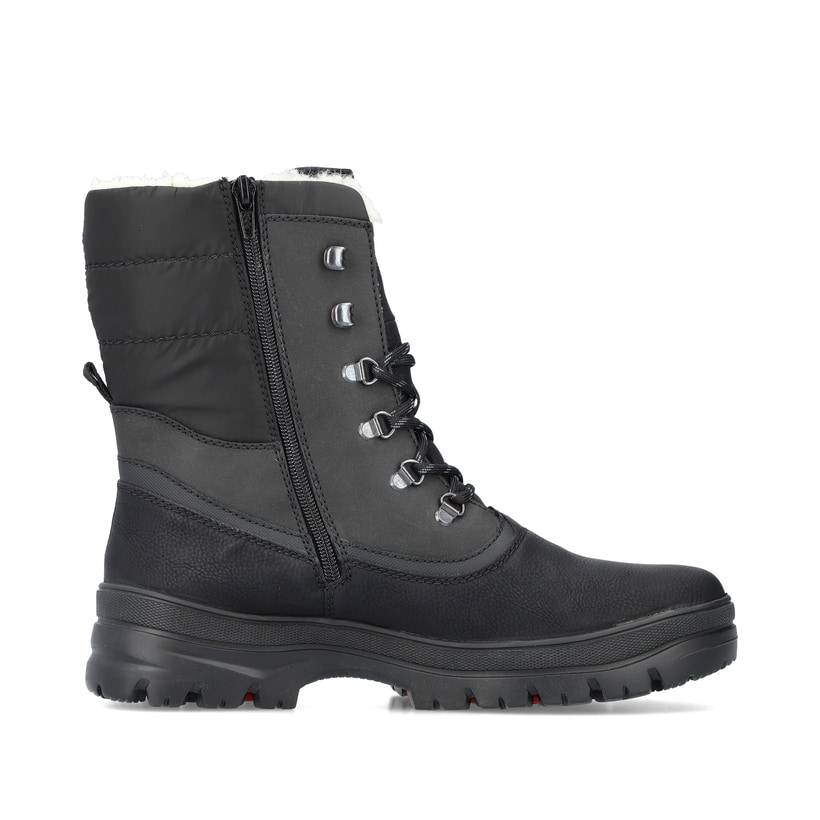Rieker Artikelnummer F5424-01 Rieker Herren Schnürstiefel Urbanschwarz