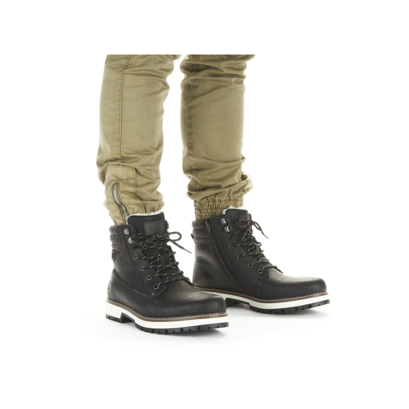 Rieker Artikelnummer F8301-00 Rieker Herren Schnürstiefel Mitternachtsschwarz