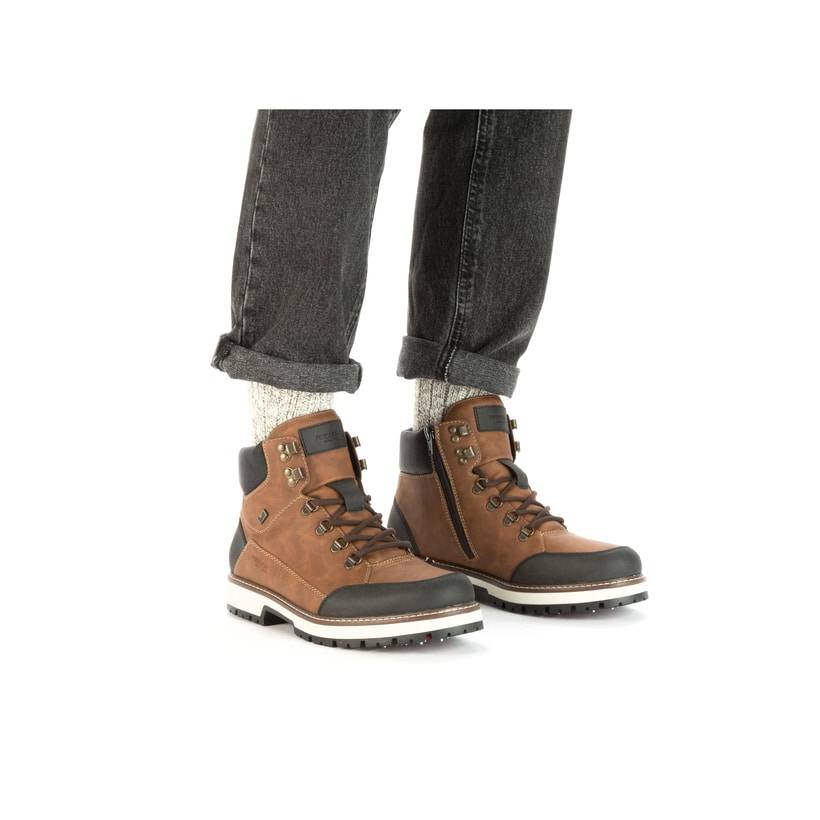 Rieker Artikelnummer F8302-24 Rieker Herren Schnürstiefel Nussbraun