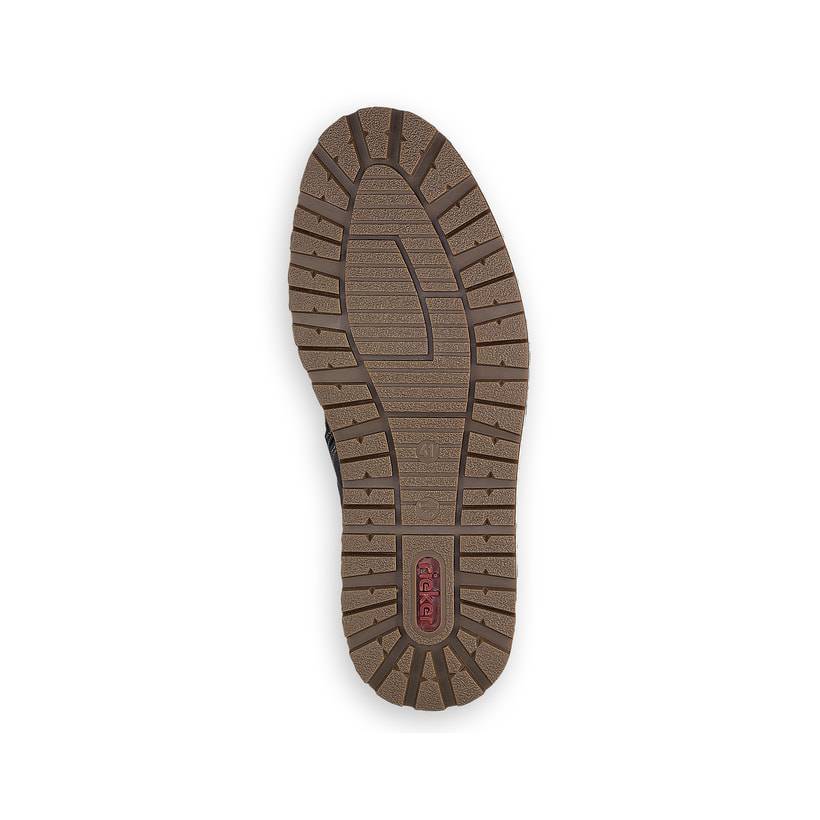 Rieker Artikelnummer F8410-16 Rieker Herren Schnürstiefel Stahlblau