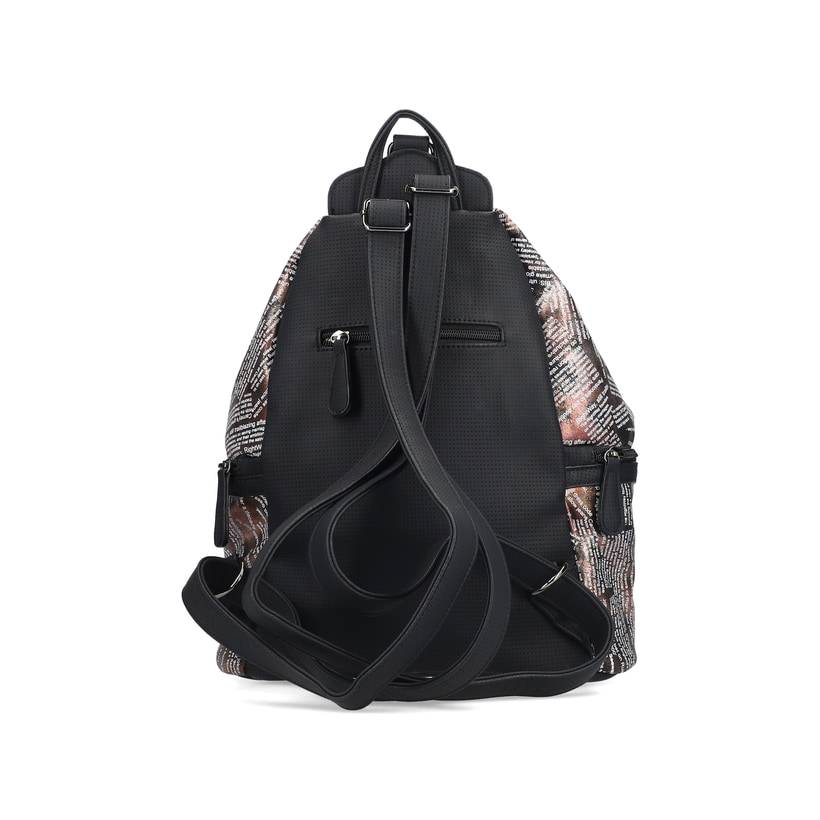 Rieker Artikelnummer H1055-96 Rieker Rucksack Rosa-orange-metallic