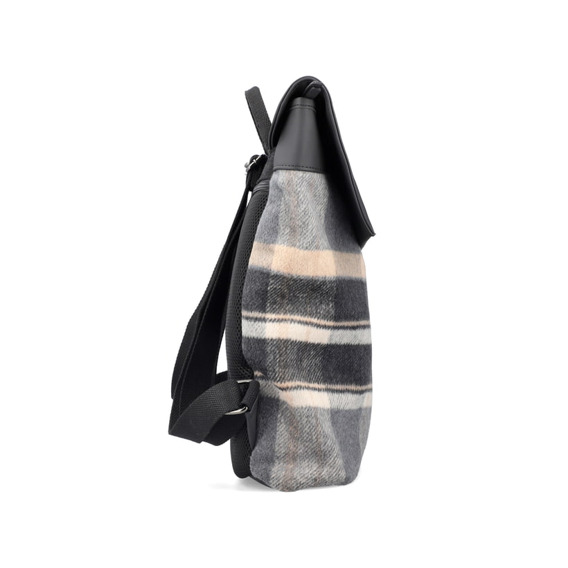 Rieker Artikelnummer H1391-93 Rieker Rucksack Schwarz-hellbeige