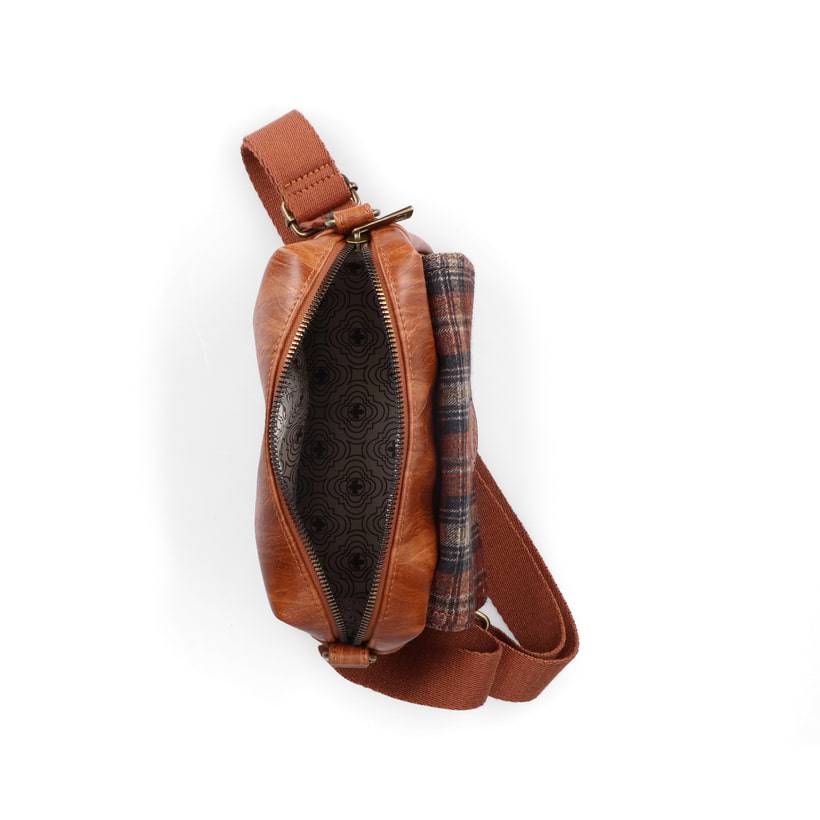 Rieker Artikelnummer H1455-22 Rieker Handtasche Karamellbraun-karo