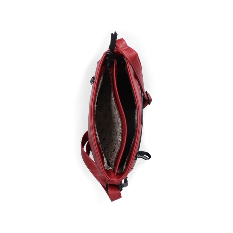 Rieker Artikelnummer H1481-33 Rieker Handtasche Feuerrot-schwarz