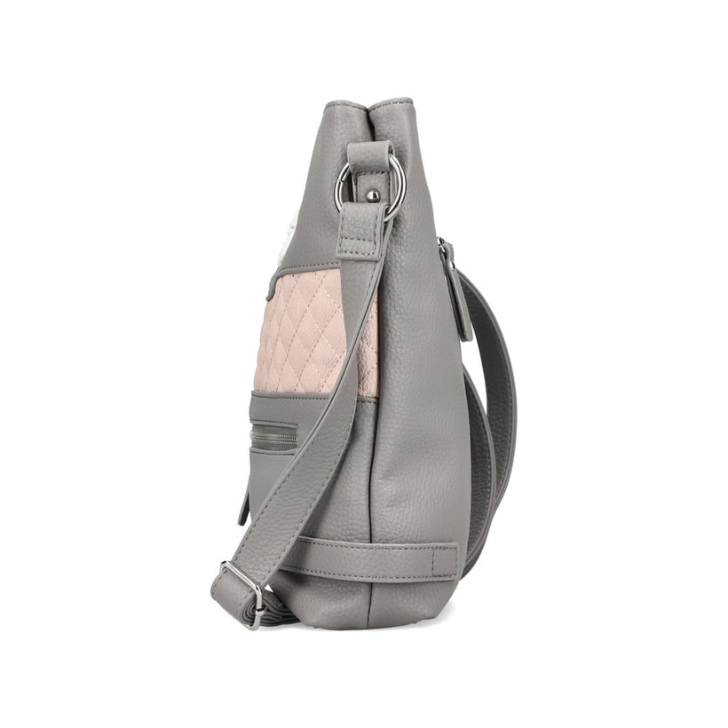 Rieker Artikelnummer H1518-42 Rieker Handtasche Mondgrau-altrosa
