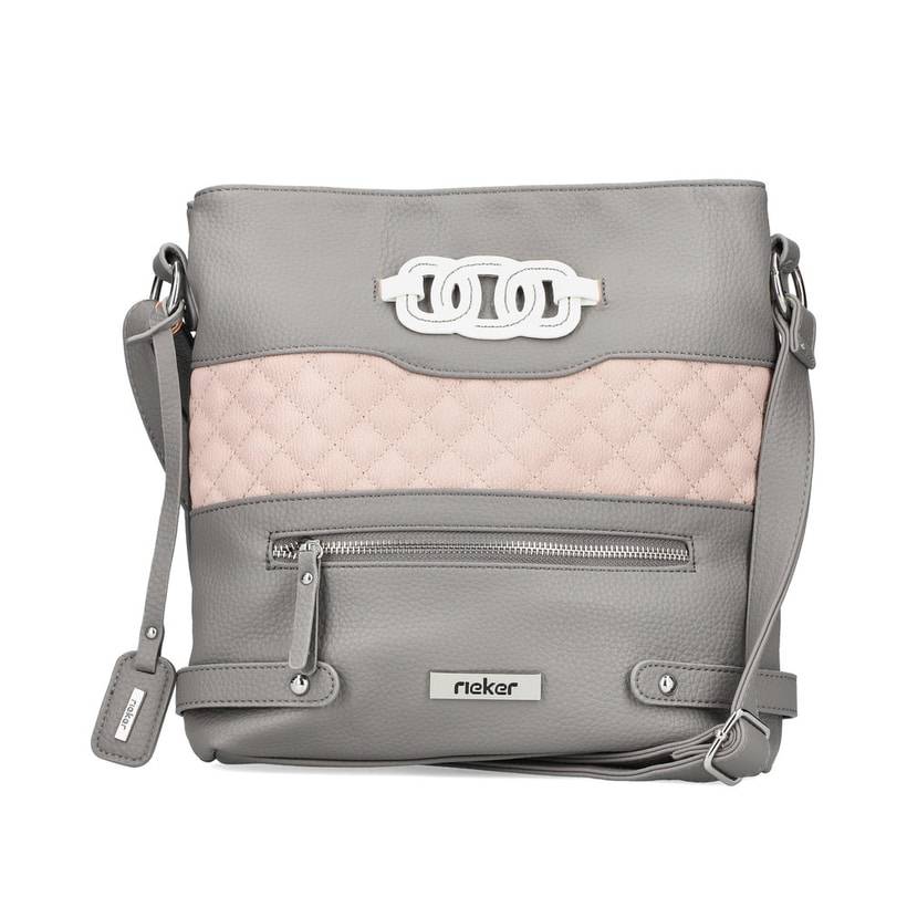 Rieker Artikelnummer H1518-42 Rieker Handtasche Mondgrau-altrosa