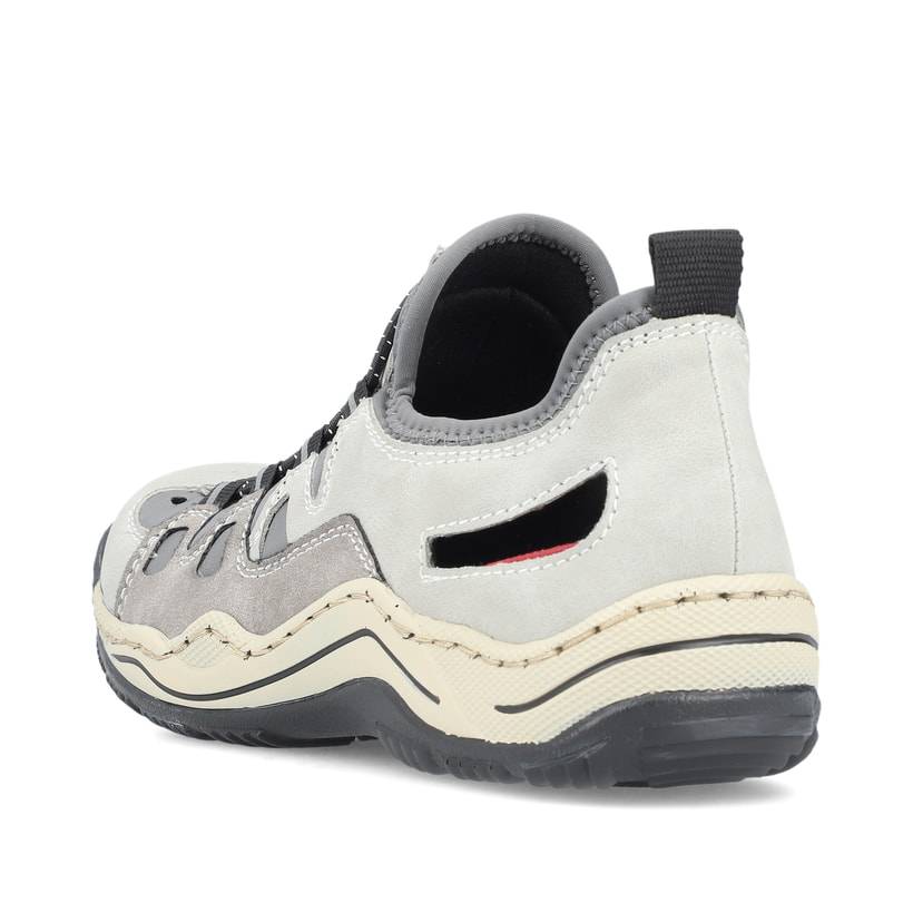 Rieker Artikelnummer L0539-40 Rieker Damen Slipper Hellgrau