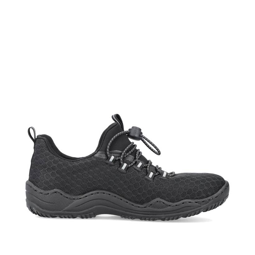 Rieker Artikelnummer L0550-01 Rieker Damen Slipper Graphitschwarz