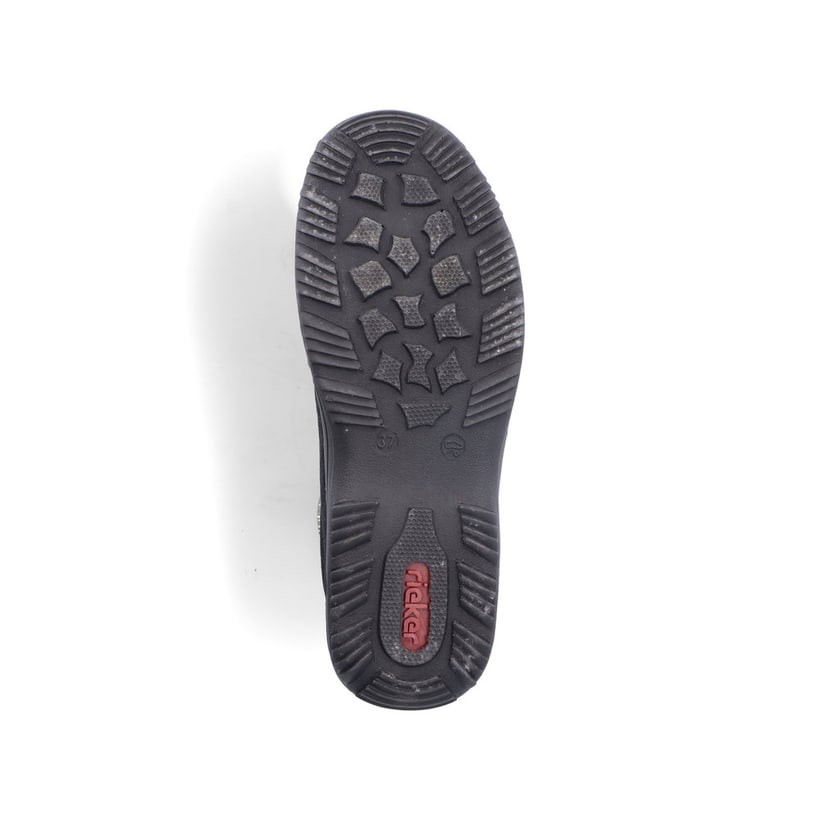 Rieker Artikelnummer L0550-01 Rieker Damen Slipper Graphitschwarz