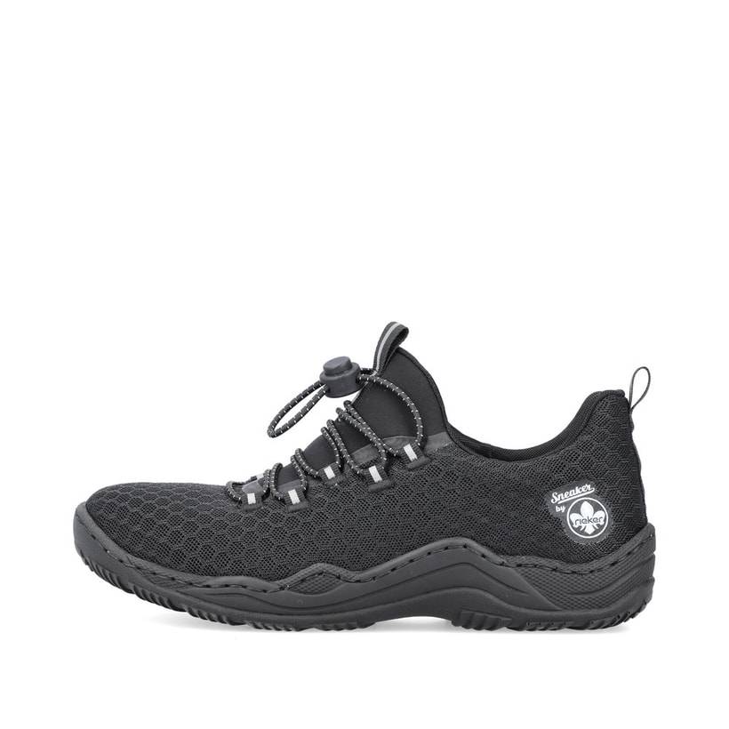 Rieker Artikelnummer L0550-01 Rieker Damen Slipper graphitschwarz