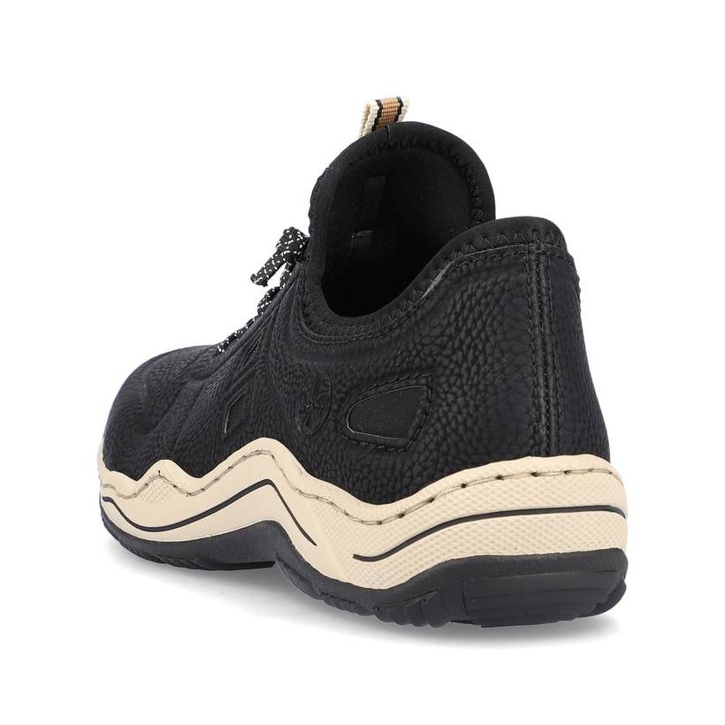 Rieker Artikelnummer L0563-00 Rieker Damen Slipper Asphaltschwarz