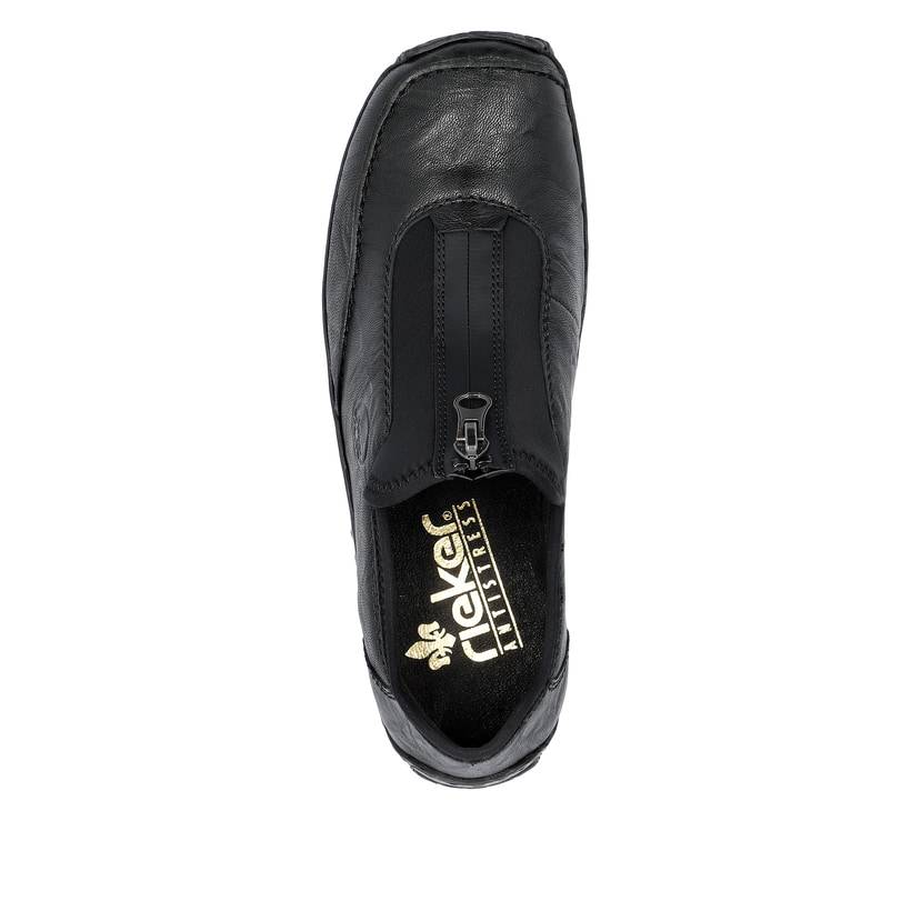 Rieker Artikelnummer L1753-00 Rieker Damen Slipper Mitternachtsschwarz