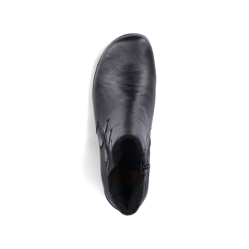 Rieker Artikelnummer L1882-00 Rieker Damen Slipper Glanzschwarz