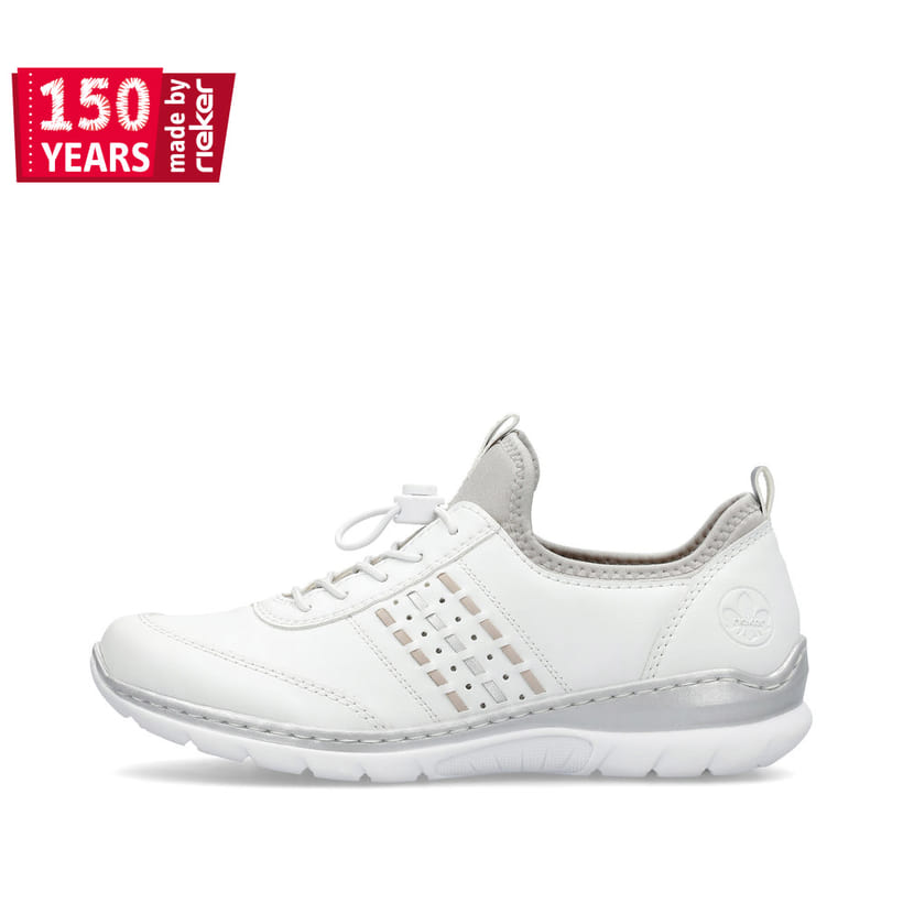 Rieker Artikelnummer L3259-80 Rieker Damen Slipper schwanenweiss