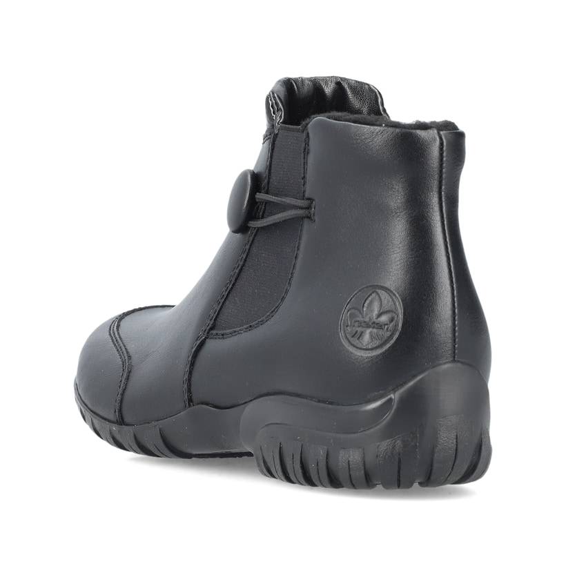 Rieker Artikelnummer L4665-00 Rieker Damen Chelsea Boots Mitternachtsschwarz