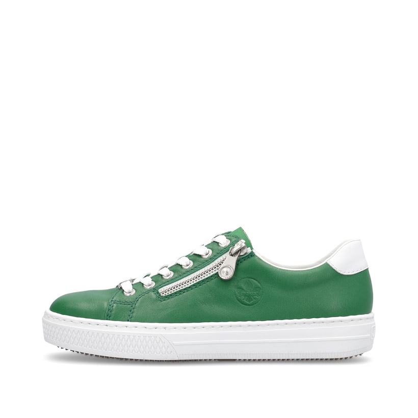 Rieker Artikelnummer L59L1-52 Rieker Damen Sneaker Low grasgrün