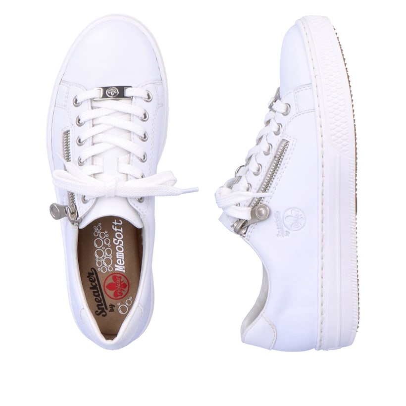 Rieker Artikelnummer L59L1-83 Rieker Damen Sneaker Low Edelweiß