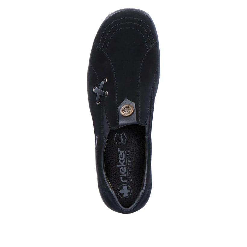 Rieker Artikelnummer L7171-00 Rieker Damen Slipper Tiefschwarz