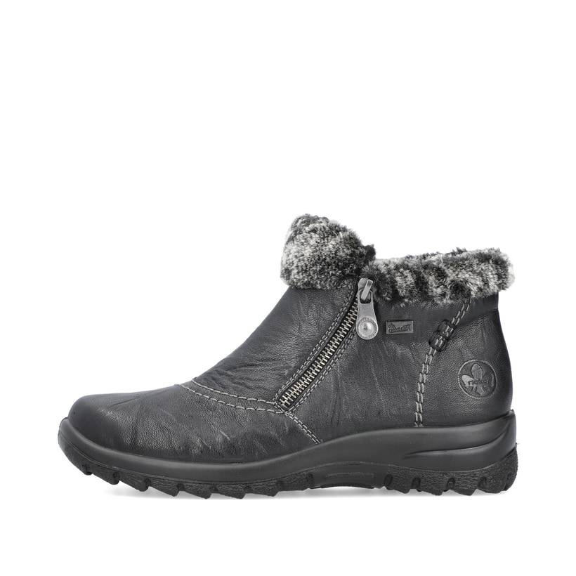 Rieker Artikelnummer L7172-00 Rieker Damen Kurzstiefel stahlschwarz