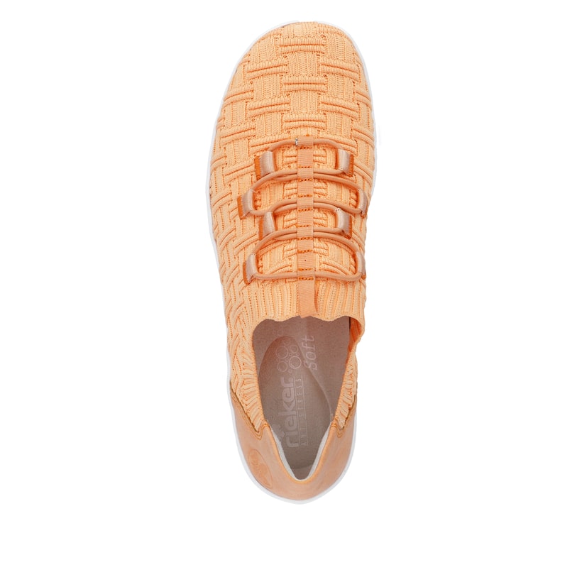 Rieker Artikelnummer L7463-38 Rieker Damen Slipper Hellorange
