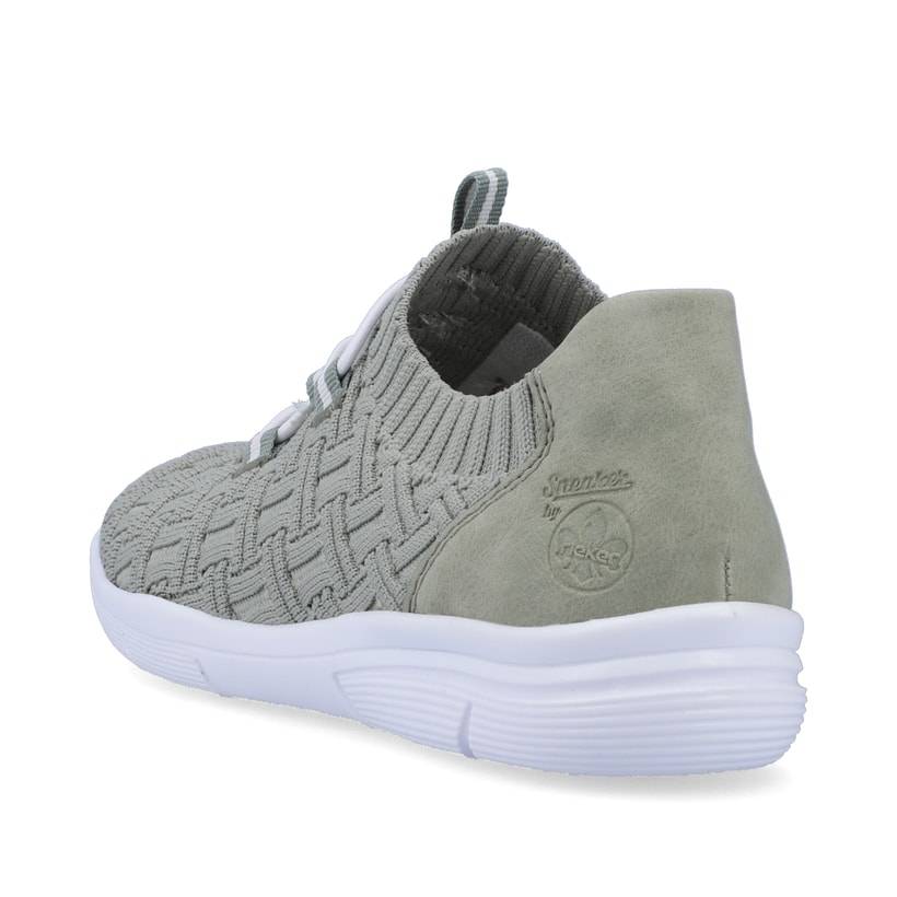 Rieker Artikelnummer L7463-52 Rieker Damen Slipper Grüngrau