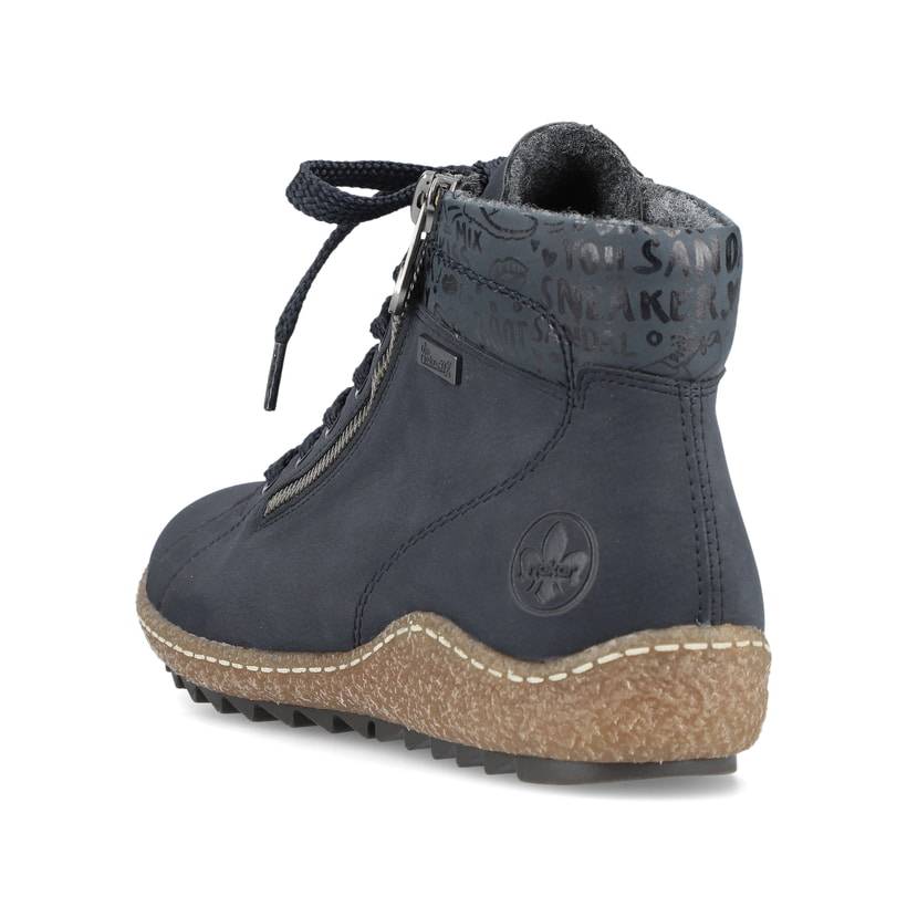 Rieker Artikelnummer L7502-14 Rieker Damen Kurzstiefel Pazifikblau