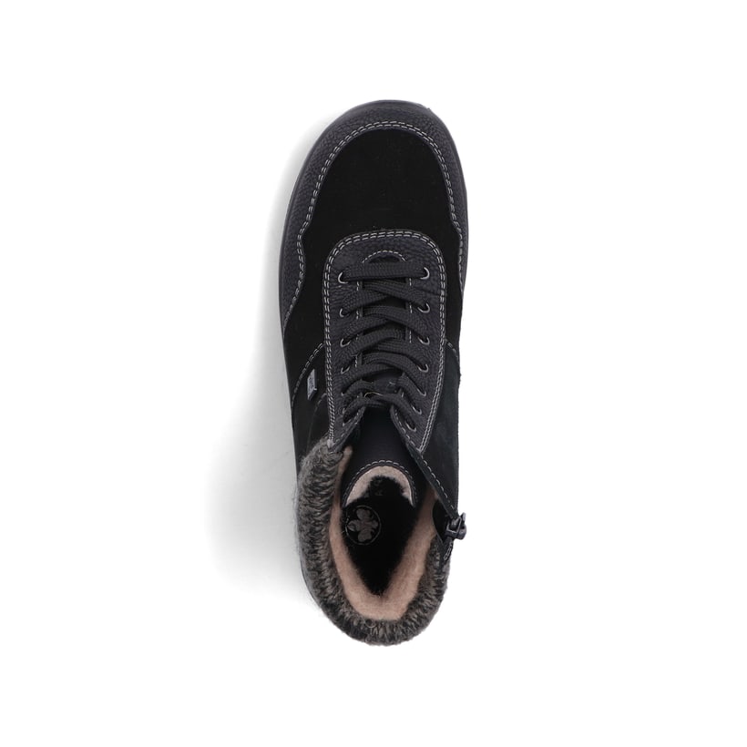 Rieker Artikelnummer L7710-00 Rieker Damen Schnürstiefel Urbanschwarz