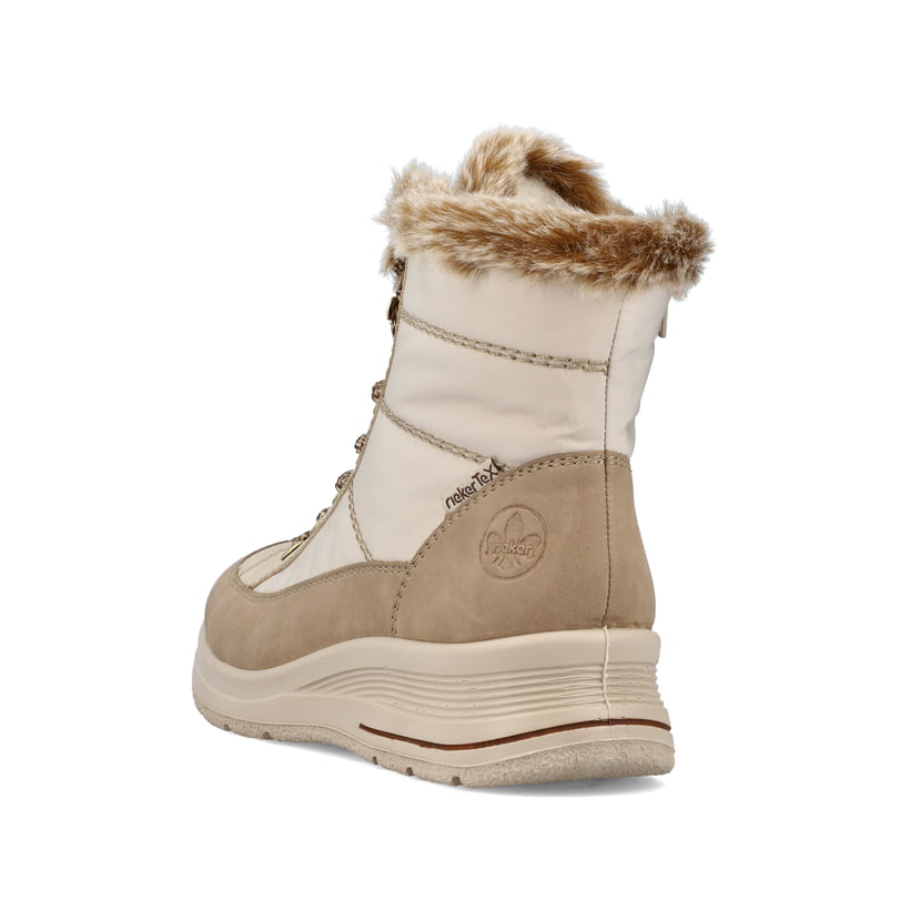 Rieker Artikelnummer L7742-62 Rieker Damen Schnürstiefel Vanillebeige