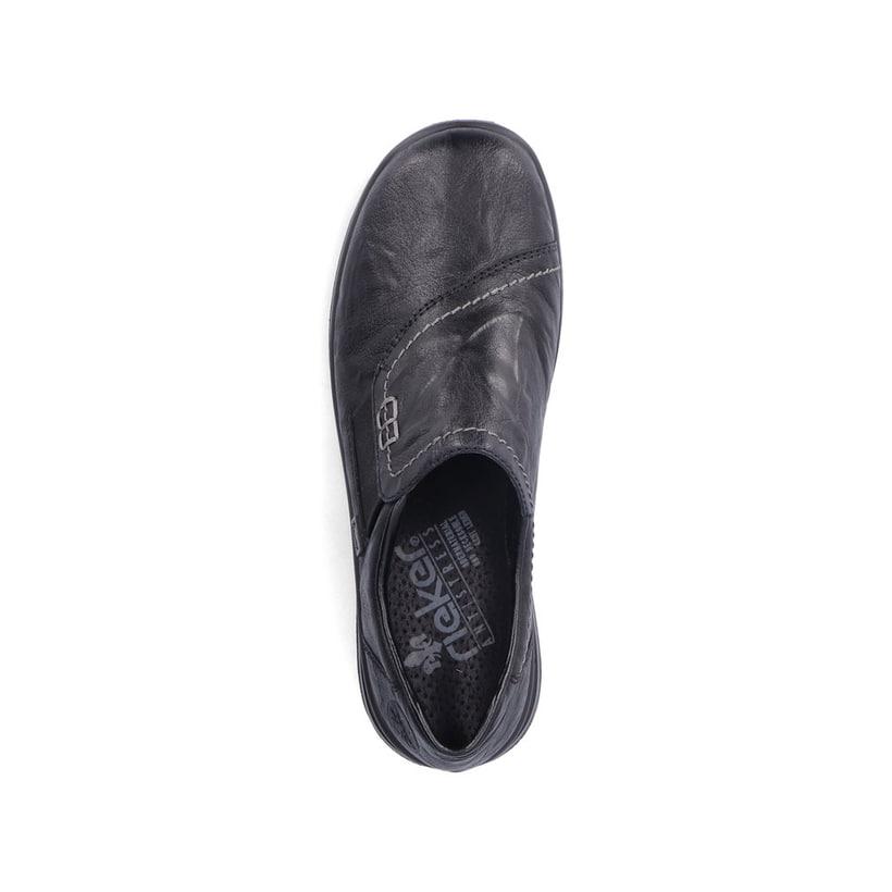 Rieker Artikelnummer L7761-00 Rieker Damen Slipper Tiefschwarz