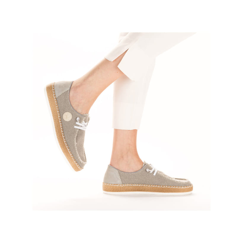 Rieker Artikelnummer L7853-64 Rieker Damen Slipper Stahlbrau