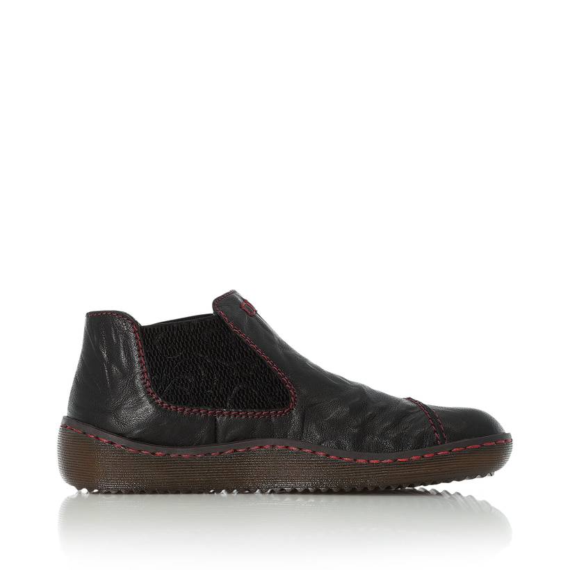 Rieker Artikelnummer L8491-00 Rieker Damen Slipper Tiefschwarz